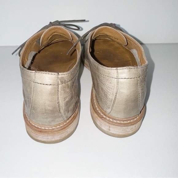 Frye Paul Bal Cap Toe Taupe Oxford Sz 11 Lace Ups - Picture 5 of 11